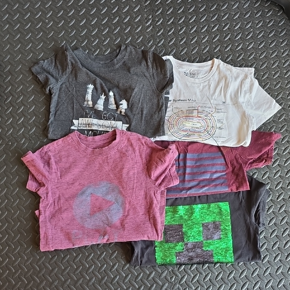 Set Of 5 Tshirts- S